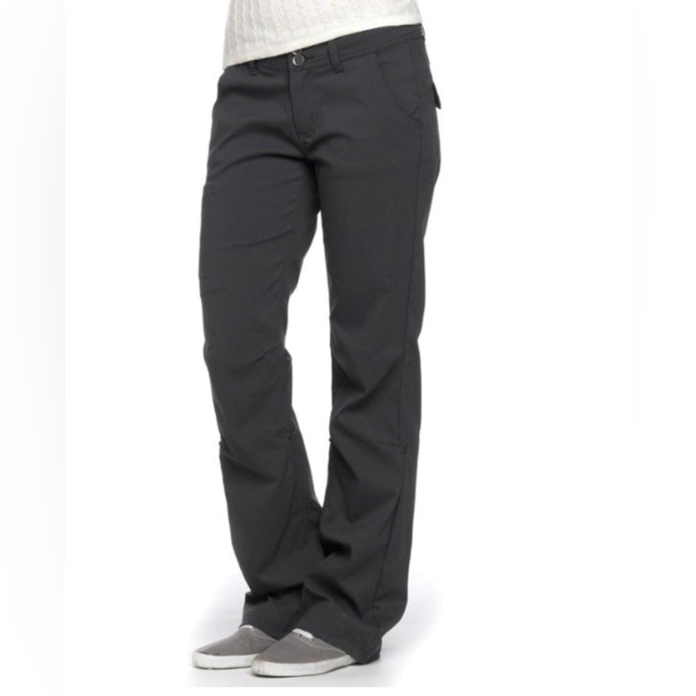 Prana Halle Straight-Leg Convertible Pants - Size 10 - Coal
